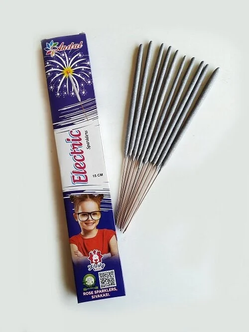 15CM ELECTRIC SPARKLER crackers — Tiruchendur Murugan Vedi Kadai