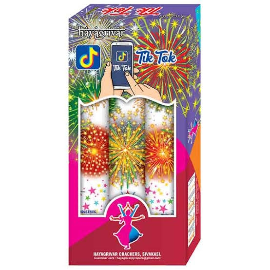 2" FANCY 3 PCS crackers — Tiruchendur Murugan Vedi Kadai