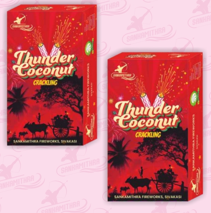 THUNDER COCONUT CRACKLING crackers — Tiruchendur Murugan Vedi Kadai