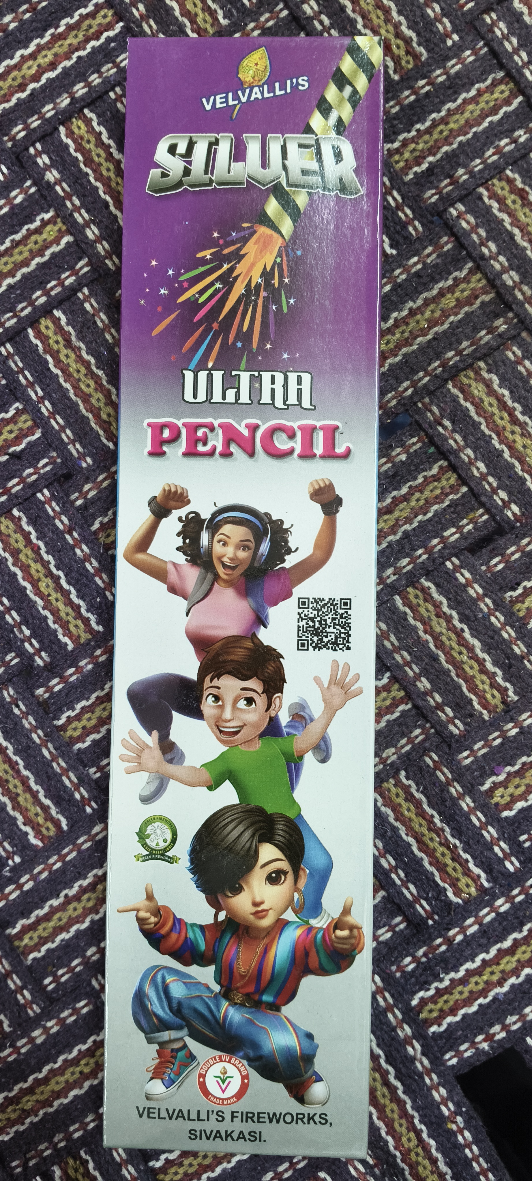 ULTRA PENCIL Silver 3 Pcs crackers — Tiruchendur Murugan Vedi Kadai